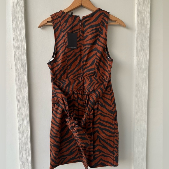 Marissa Webb  Jones Heavy Canvas Print Dress in Animal Print - Picture 5 of 7